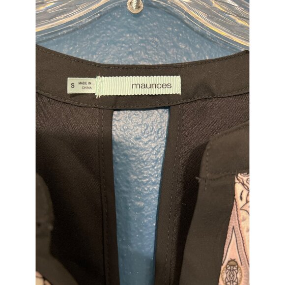 Maurices Sleeveless Dress S Black & Pink - Picture 2 of 6